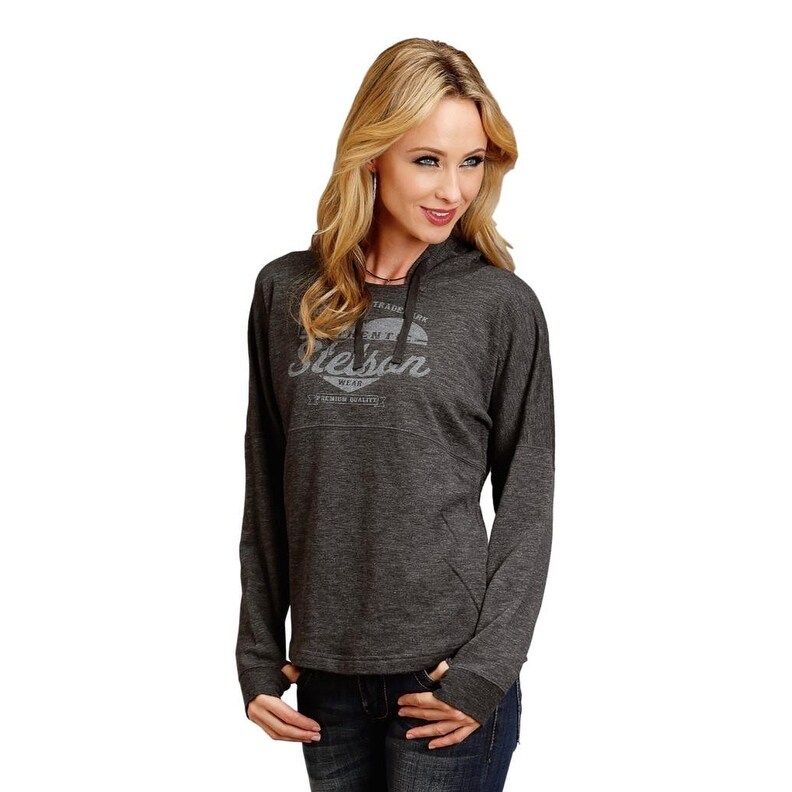 Women's sweatshirt with thumb holes outlet