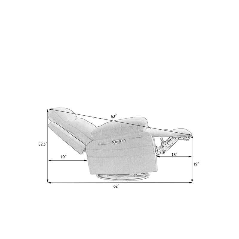 Power Recliner Glider Chair