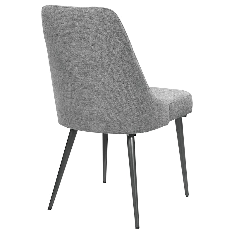 Alana Sand Velvet Upholstered Dining Side Chair (Set of 2)