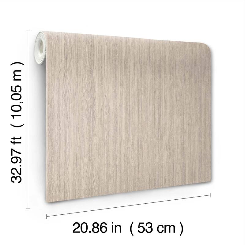 York Wallcoverings Wistman Stripe Almond Wallpaper