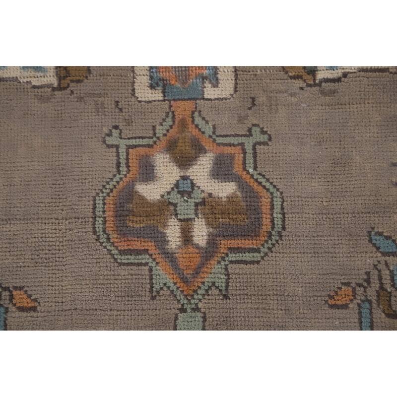 Over-Dyed Tabriz Persian Vintage Rug Hand-Knotted Wool Carpet - 6'10"x 9'2"