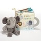 preview thumbnail 1 of 8, Lambs & Ivy Jungle Friends Developmental Soft Book & Elephant Plush Toy Gift Set - Multicolor
