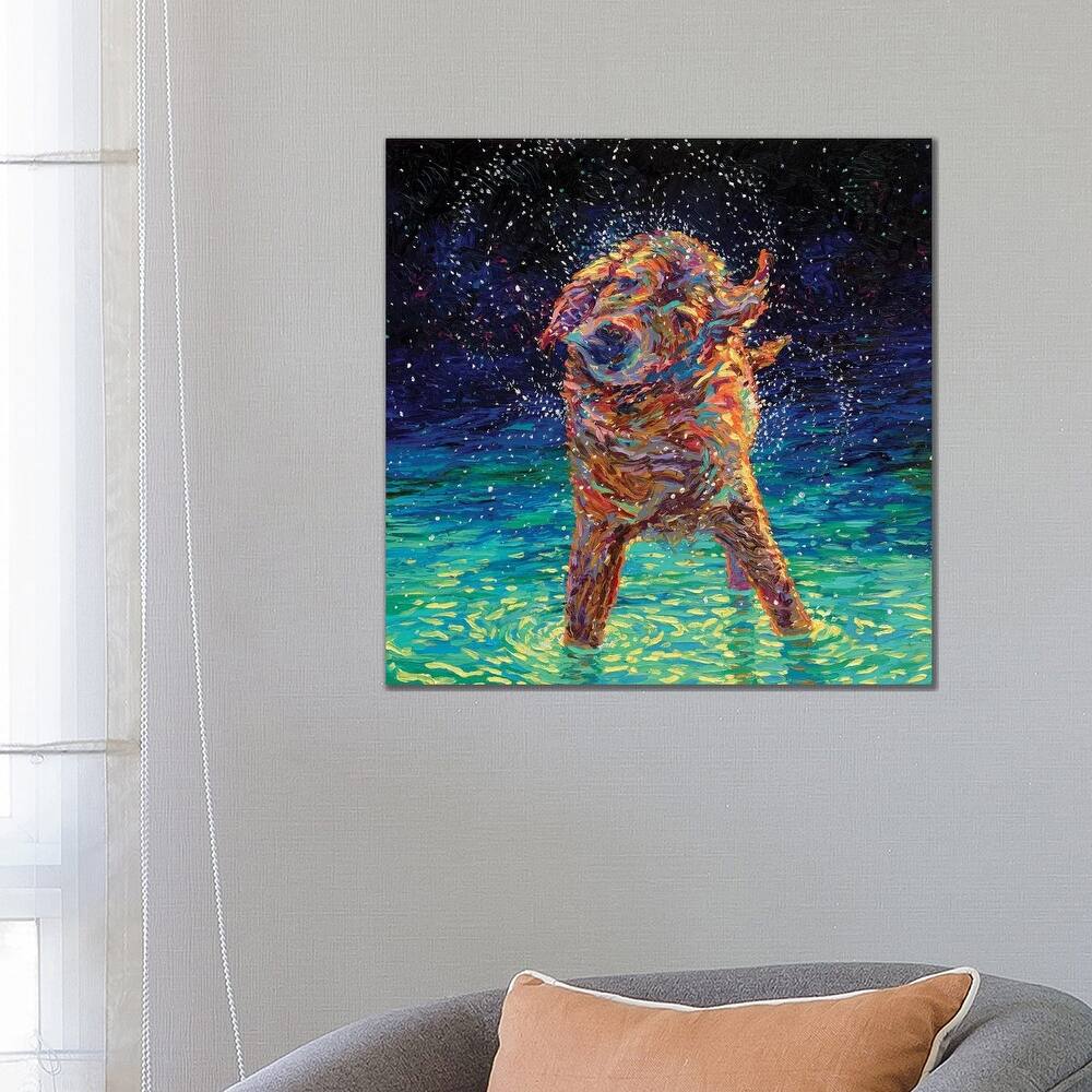 iCanvas "Moonlight Swim" by Iris Scott Canvas Print