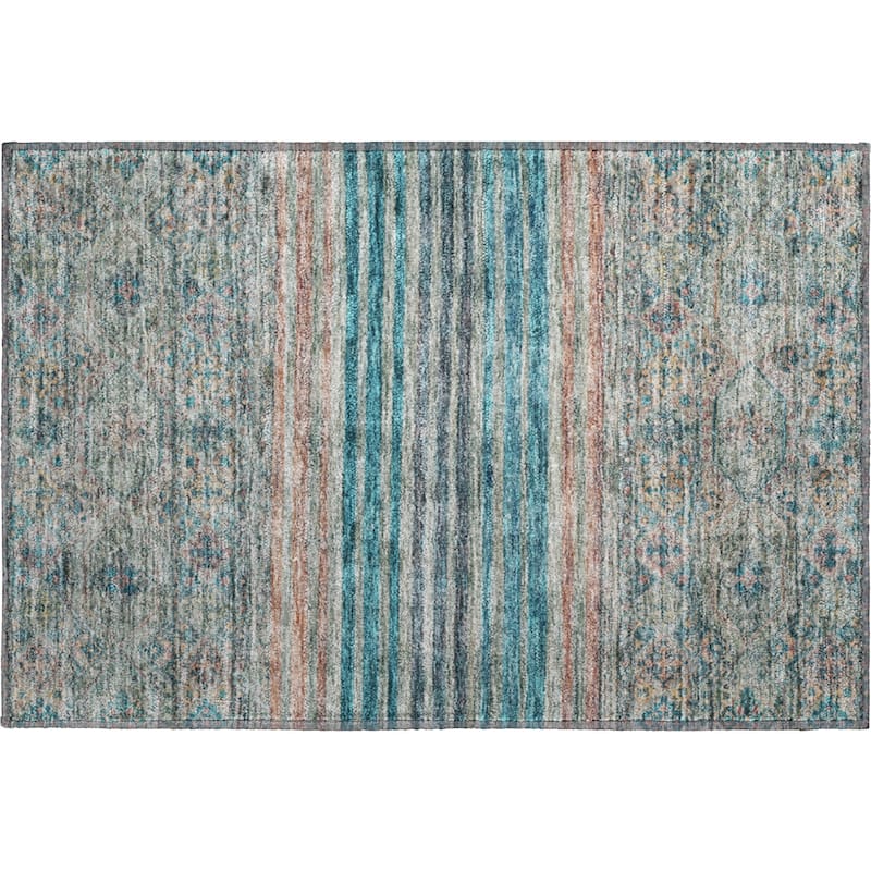 Premium Washable Super Soft Boho Stripes Mayfield Rug