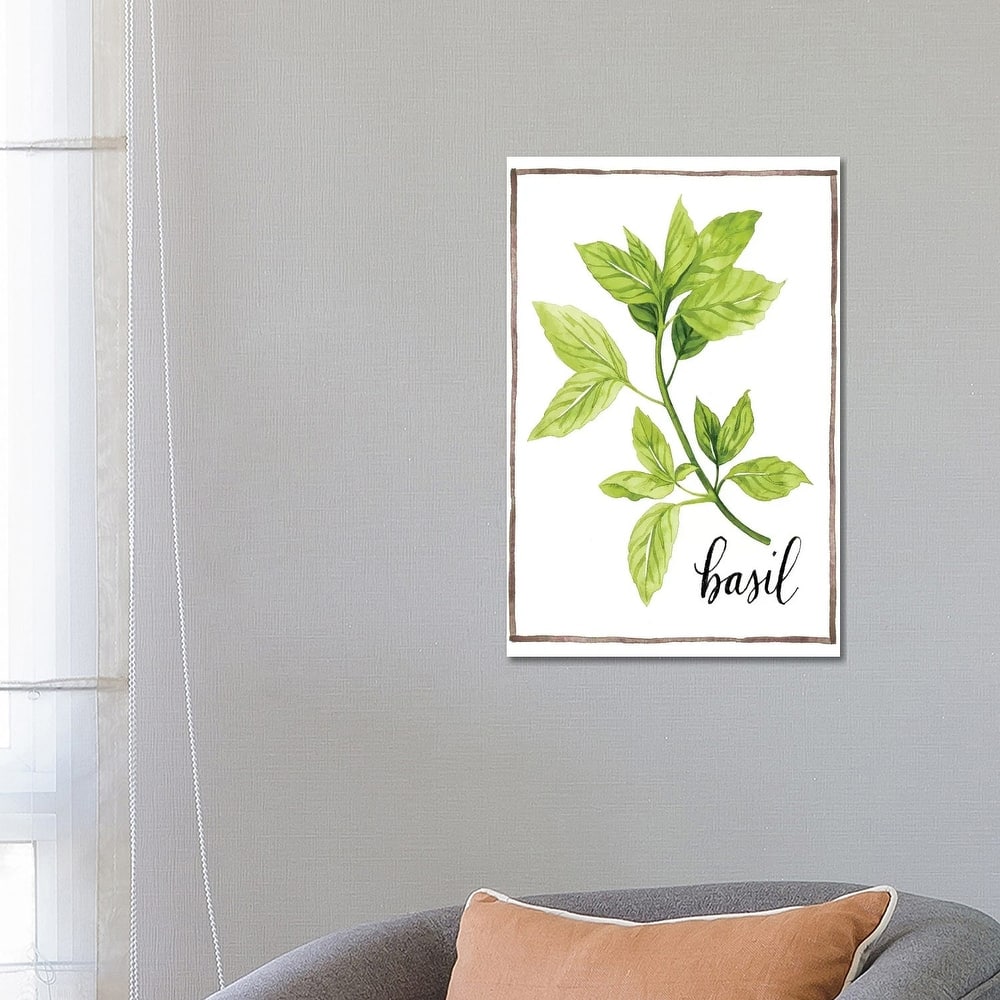 iCanvas "Watercolor Herbs I" by Grace Popp Canvas Print