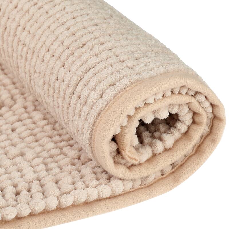 Bathroom Rugs, Soft Plush & Fluffy Bath Mats Non Slip Extra Thick Microfiber Bathroom Mat
