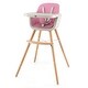preview thumbnail 3 of 24, Babyjoy 3 in 1 Convertible Wooden High Chair Baby Toddler Highchair w/ - 20.5" x 21.5" x 36"