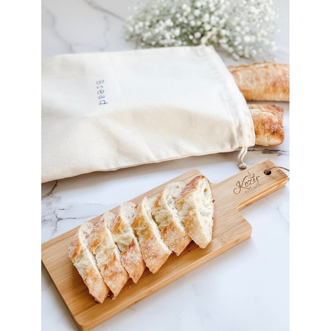 Handmade Natural Cotton Bread bag Bread Loaf Bag Eco friendly Bag for Cake Reusable Bags Zero Waste White
