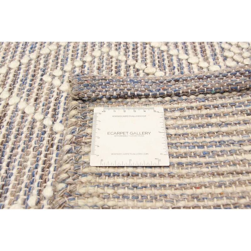 ECARPETGALLERY Braid weave Sienna Tan Wool Rug - 5'2 x 7'7