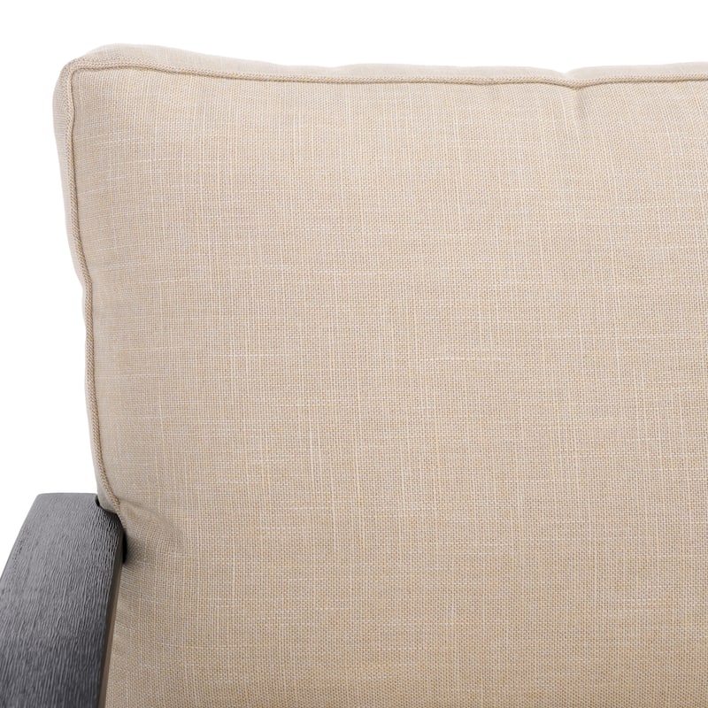 SAFAVIEH Couture Martinique Wood Patio Sofa - 82"W x 35"D x 32"H