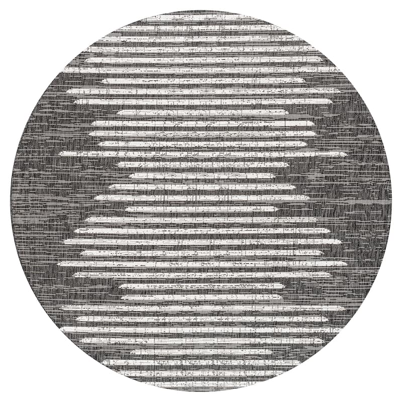 JONATHAN Y Colonia Berber Stripe Geometric Indoor/Outdoor Area Rug
