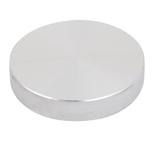 40mmx8mm M10 Tea Table Glass Top Circle Adapter Silver Tone - Silver ...