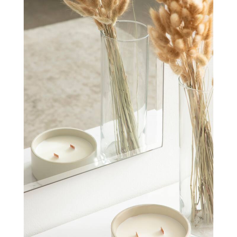 Kate and Laurel Arendahl Beveled Frameless Arch Mirror - 20x30
