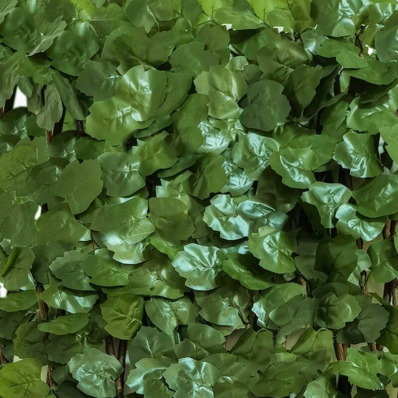 1pcs 32" x 50" Artificial Ivy Hedges Screen Expandable Privacy Fence