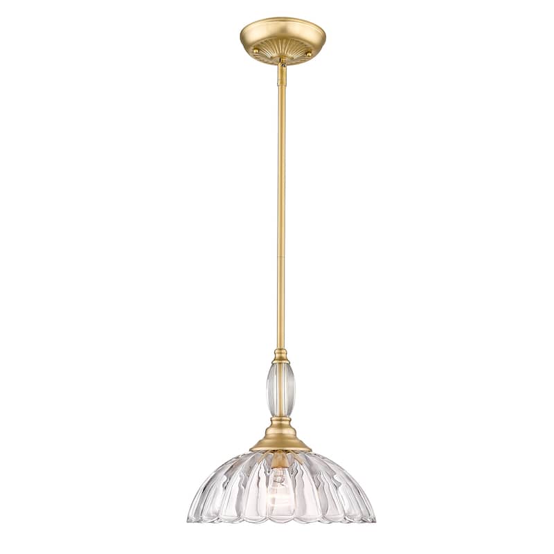 Golden Lighting Audra 1-light Pendant in Brushed Champagne Brass