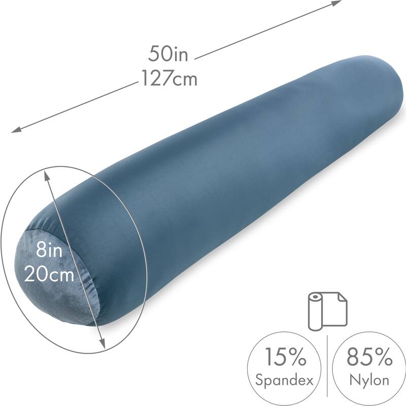 Cover Only - Body Pillowcase - Spandex/Nylon Blend for Silky Touch