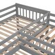 preview thumbnail 38 of 58, Stylish Design & L-Shaped Bunk Bed With 3 Beds for Space-saving, Maximized Storage Space