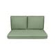 preview thumbnail 78 of 163, Haven Way Universal Outdoor Deep Seat Loveseat Cushion Set