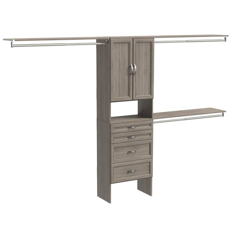 ClosetMaid SuiteSymphony 25-inch Tower 2-Door 4-Drawer Closet System