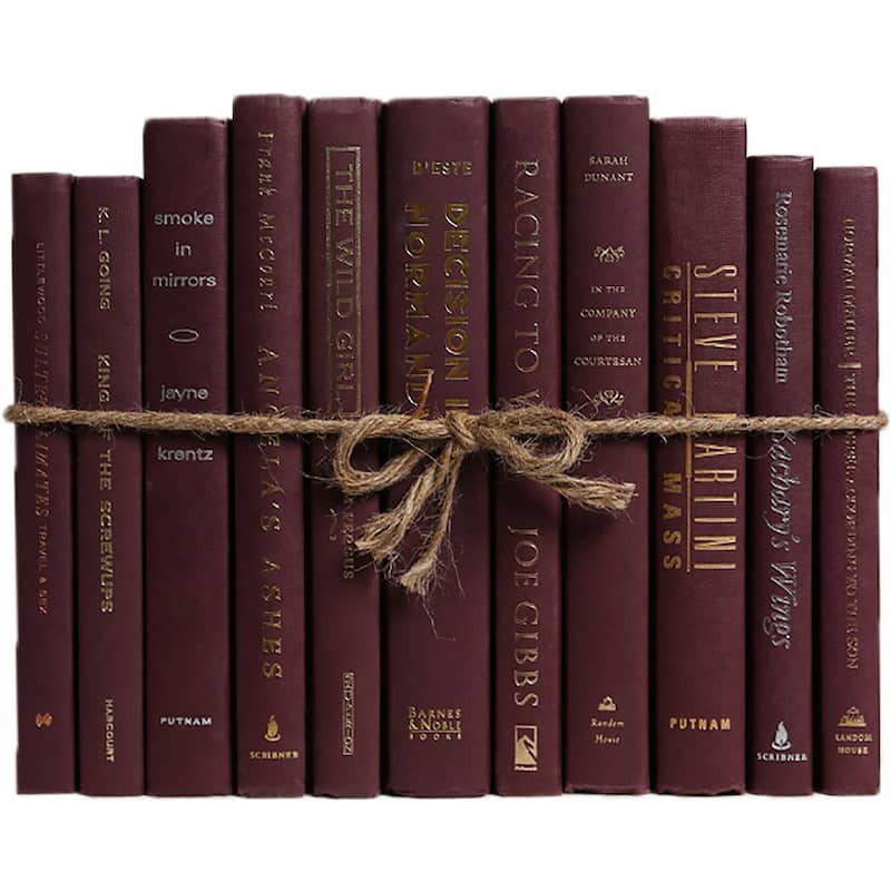 Books Red Decorative Accessories: Merlot ColorPak