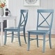 preview thumbnail 2 of 21, Simple Living Albury Dining Chairs (Set of 2) Blue