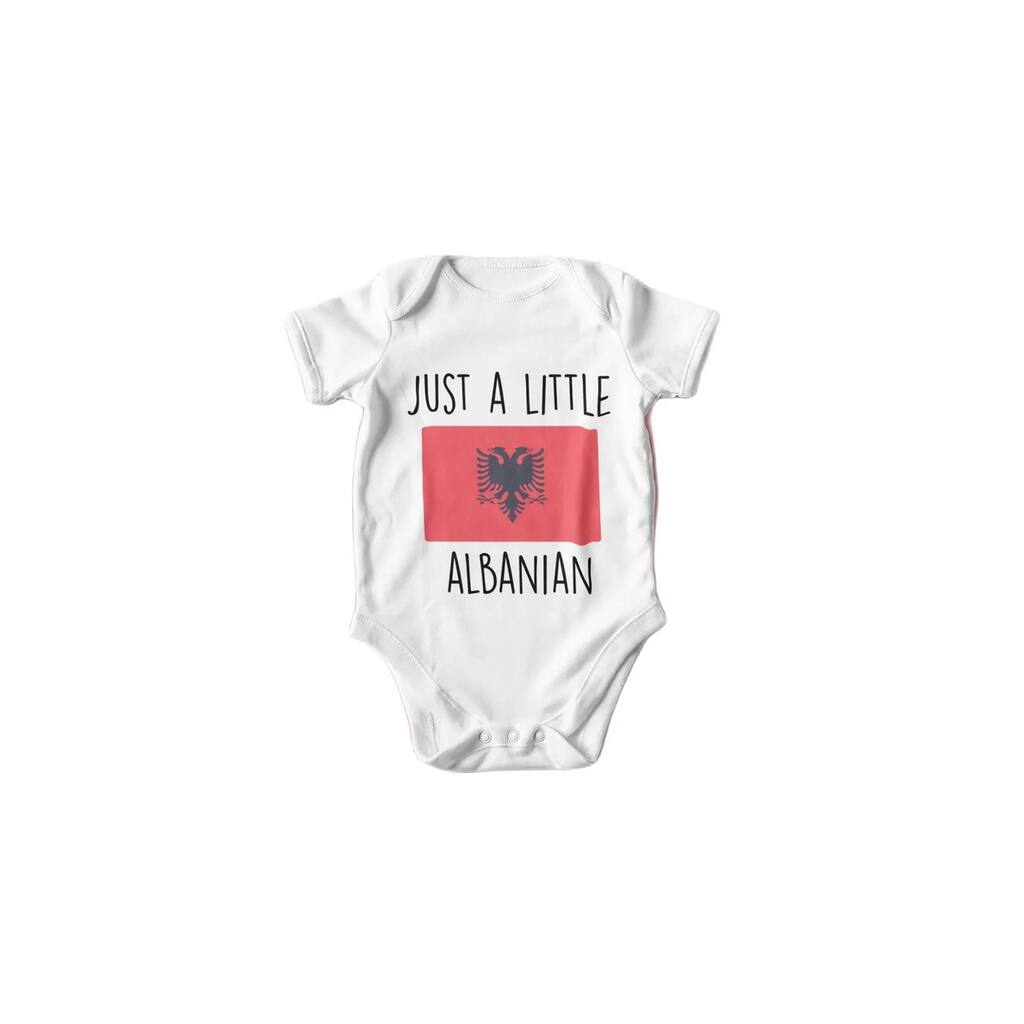 Albania - Baby Boy Girl Clothes Infant Bodysuit Funny Cute Newborn
