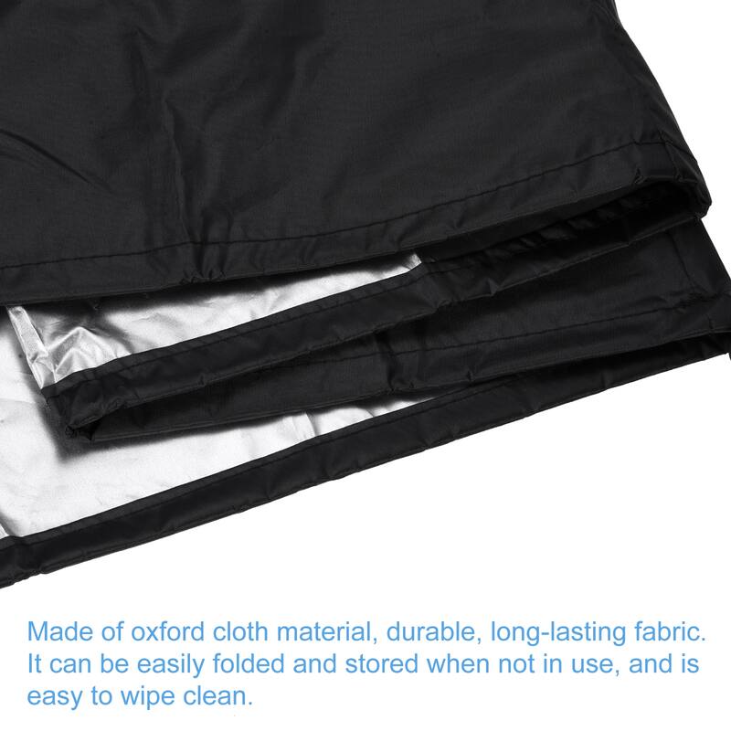 Universal Printer Dust Cover 17.7x17.7x11.8 Inch Oxford Fabric Antistatic Black