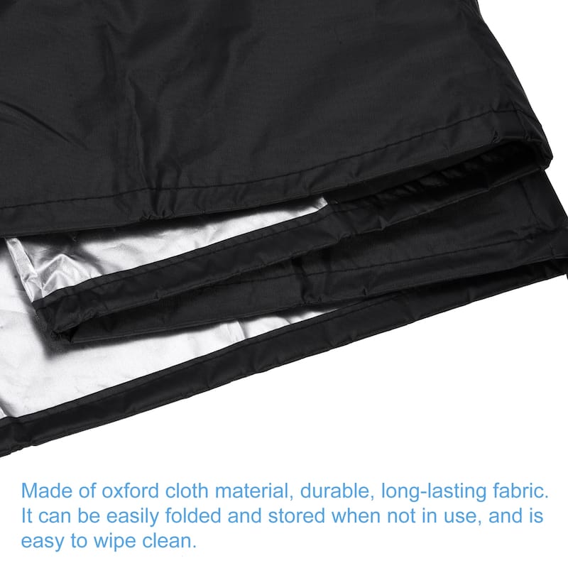 Universal Printer Dust Cover 19.7x17.7x11.8 Inch Oxford Fabric Antistatic Black