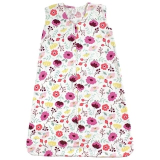 Touched by Nature Baby Girl Organic Cotton Sleeveless Wearable Sleeping Bag, Sack, Blanket, Botanical