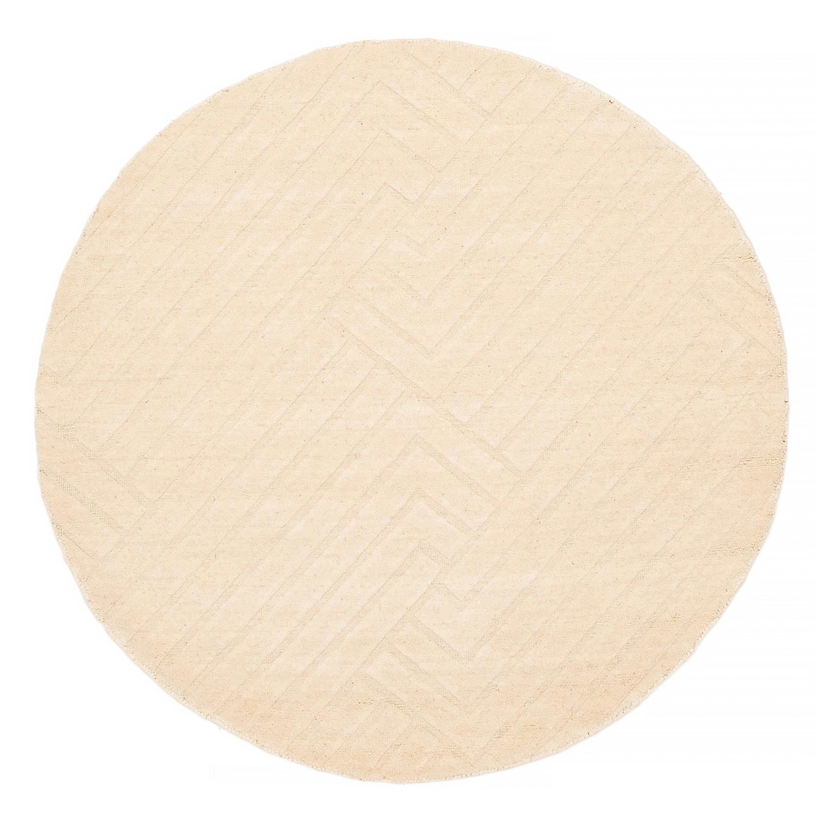Kashkuli Gabbeh Cream Rug 3'11" x 3'11" - 3'11 x 3'11