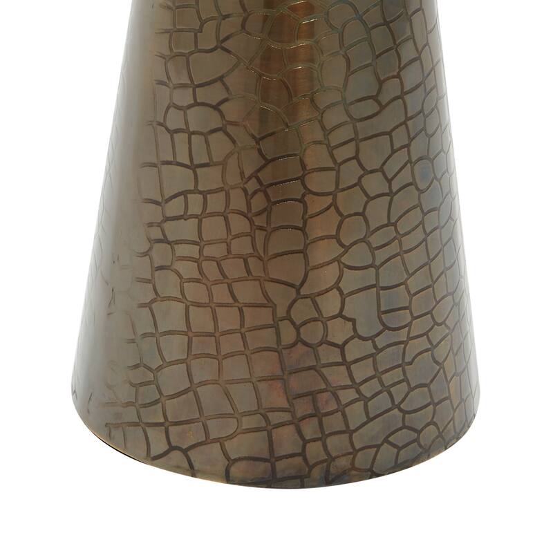 Stainless Steel Glam Candle Holder (Set of 2) - S/2 8.75", 11"H