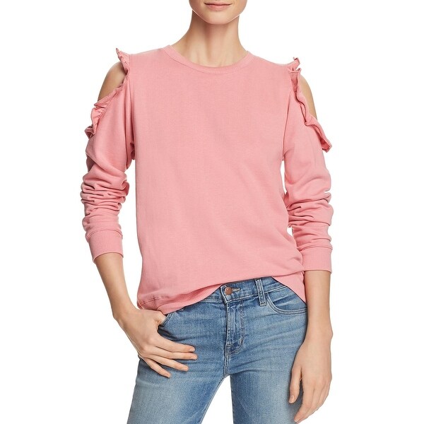 women's cold shoulder sweatshirts