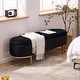 preview thumbnail 65 of 120, Velvet Storage Bench for Bedroom