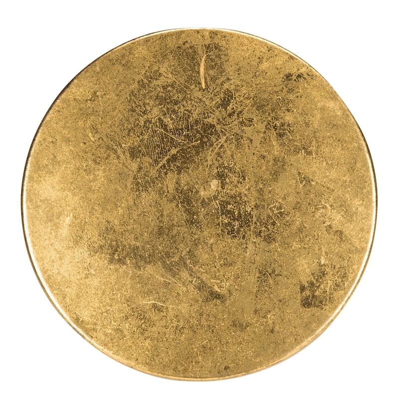 SAFAVIEH Elissa 30 Inch Gold Leaf Bar Stool - 18" x 18" x 30" - 18Wx18Dx30H