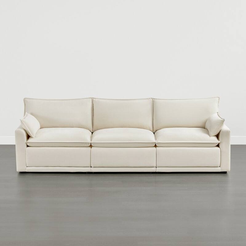 Spruce & Spring Modular Couch Oversized Sectional Sofa for Living Room