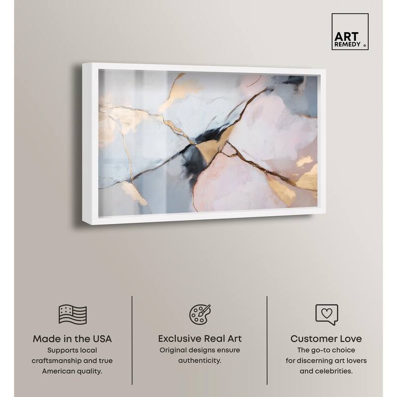 Gilded Veins Shadowbox by Art Remedy