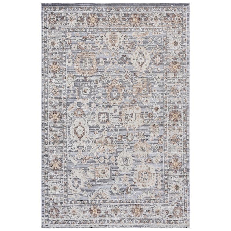 SAFAVIEH Miranda Jeannett Traditional Rug - Grey/Ivory Beige - 5' x 8'