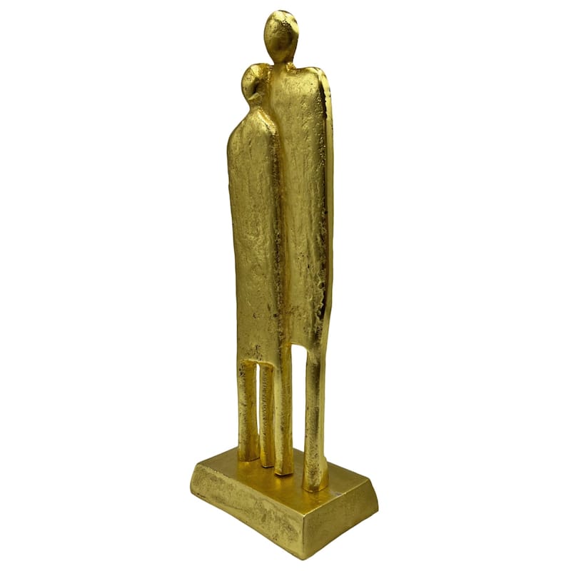 14 Inch Tall Decorative Handmade Aluminum Modern People Sculpture - 5 x 3 x 14 in