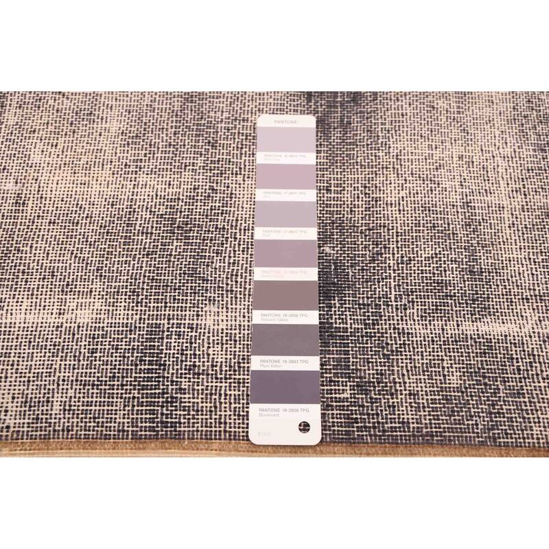 ECARPETGALLERY Hand-knotted Antalya Vintage Dark Grey Wool Rug - 8'6 x 13'1