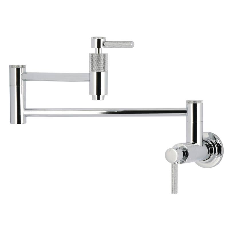 Kingston Brass KS810.KNL Convergent 3.8 GPM Wall Mounted Single Hole - Polished Chrome