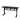 ErgoMax Office Black Adjustable Height Crank Desk w/ Tabletop, 45 Inch Max Height