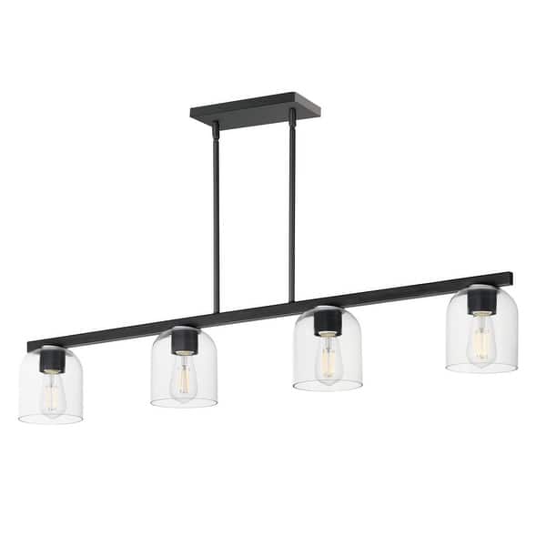 slide 2 of 11, Maxim 21236 Scoop 4 Light 46" Wide Linear Pendant Black