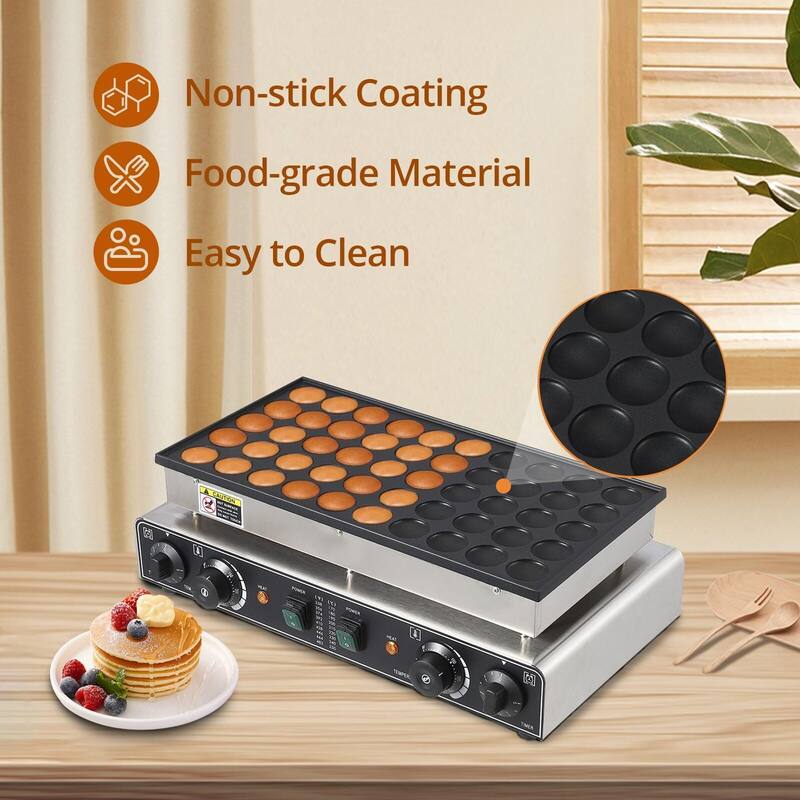 Mini Muffin Non-Stick Maker, with 50-300°C Temperature and Time Control