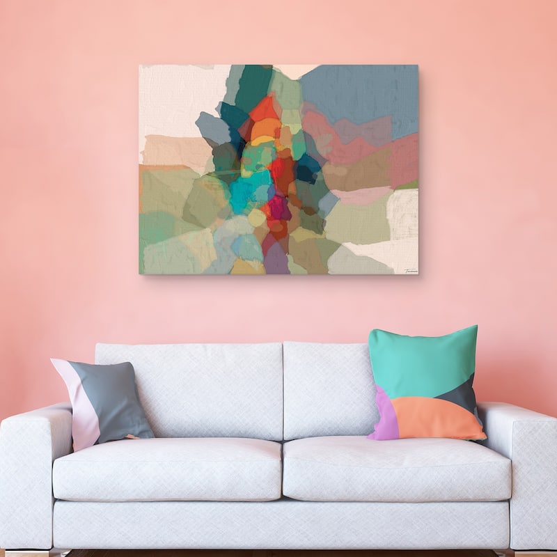 Cascade III by Michael Tienhaara Canvas Art Print