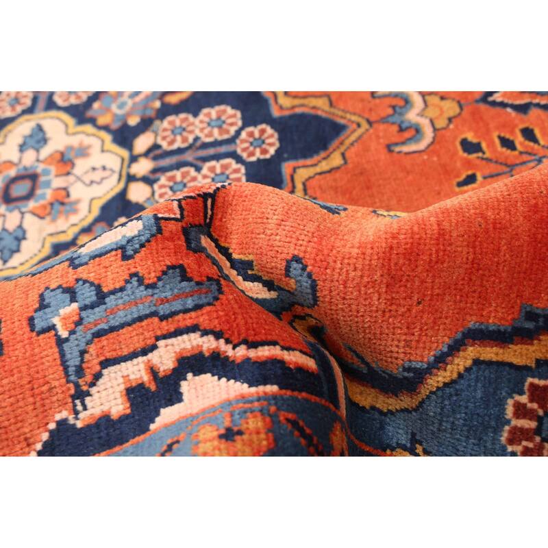 ECARPETGALLERY Hand-knotted Andelz Copper Wool Rug - 5'0 x 7'3