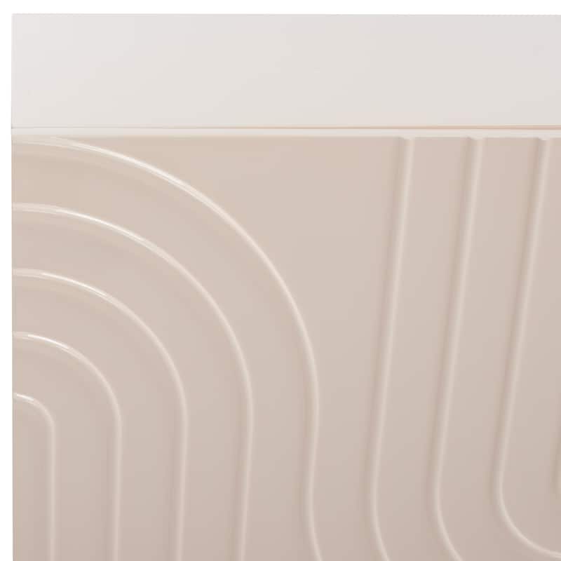 SAFAVIEH Home Saturn Wave Acrylic Sideboard - 64"W x 17"D x 30"H