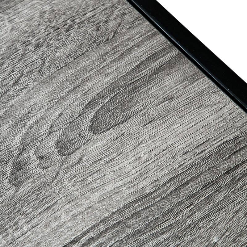Porch & Den Spreadborough Black/ Grey 1-shelf X-design Console Table
