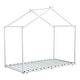 preview thumbnail 5 of 17, Metal Twin Size House Platform Bed with Trundle