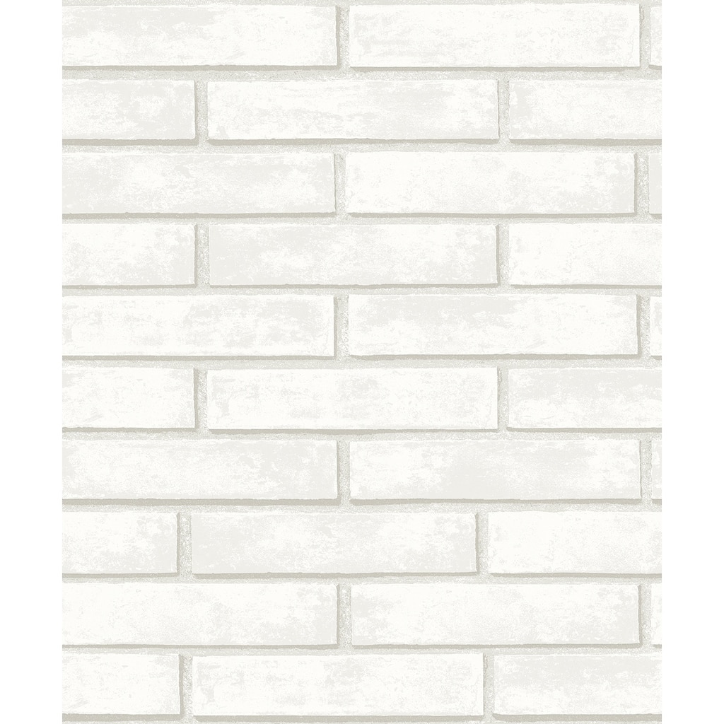 NextWall Monarch Brick Peel and Stick Wallpaper