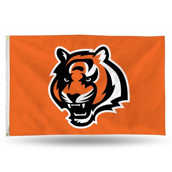3' x 5' Orange and Black NFL Cincinnati Bengals Rectangular Banner Flag - N/A